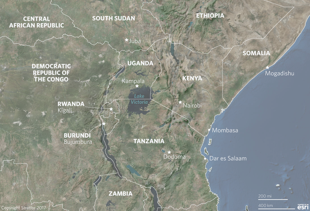 Lake Victoria Burundi Kenya Tanzania Uganda Rwanda