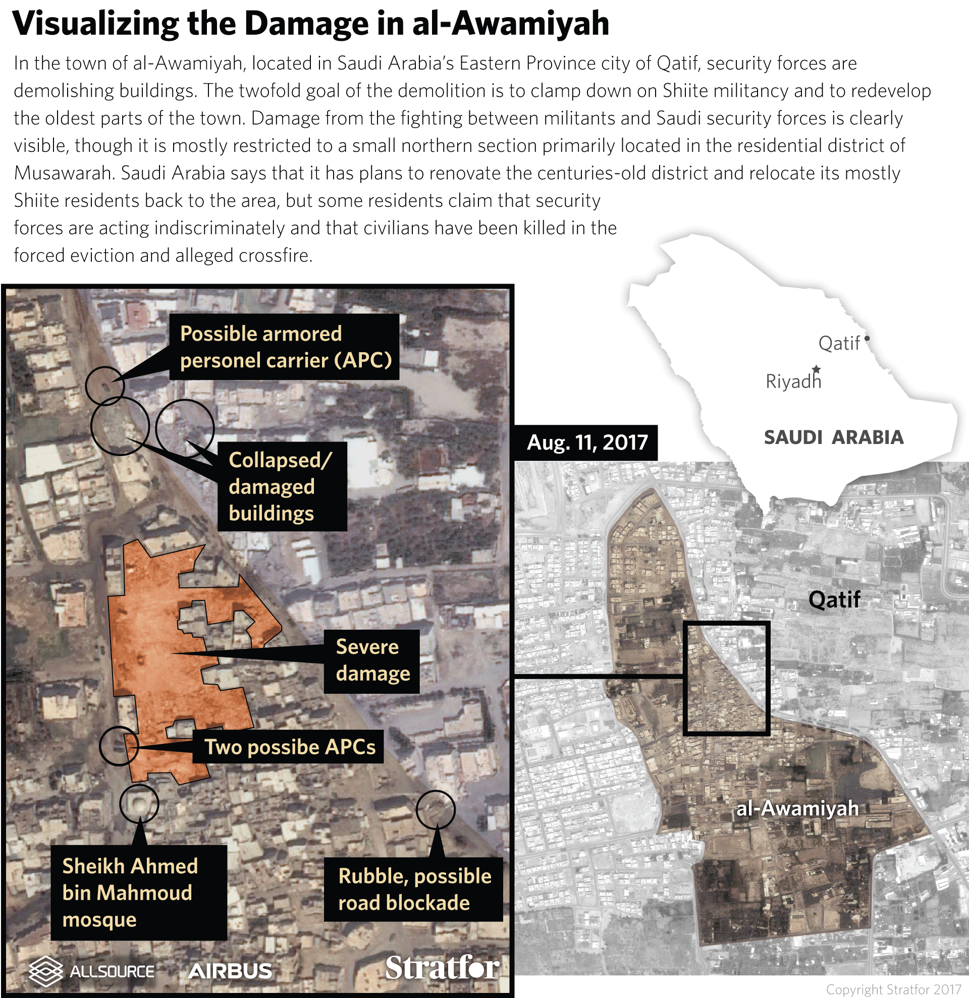 Visualizing the Damage in al-Awamiyah