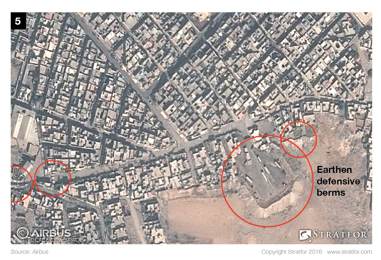 Though Mosul's sugar factory is still standing, its facilities seem to have already been struck by coalition airstrikes.