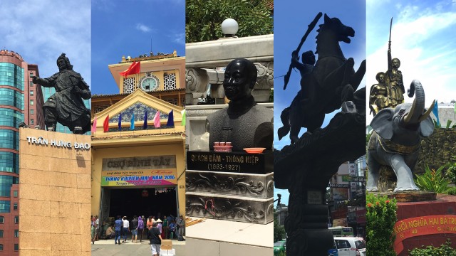 The city's monuments tell the story of Vietnam's constant battle to keep its northern neighbor, China, at bay. 