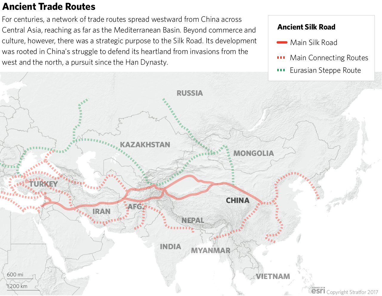 Ancient Silk Road Map