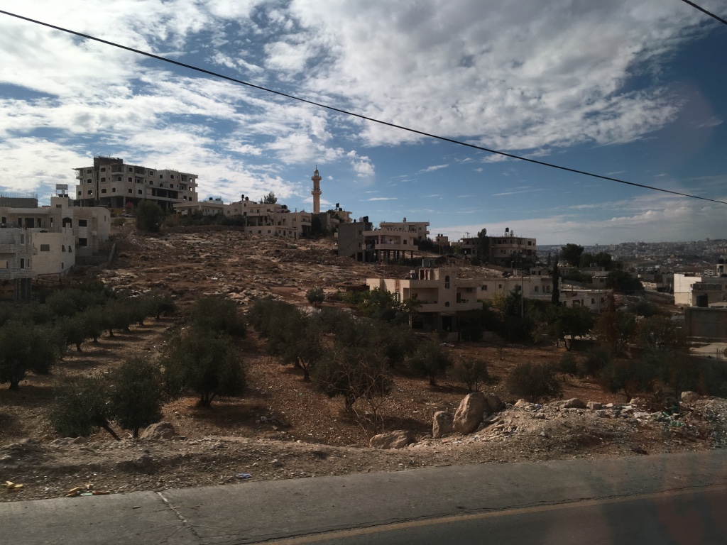 The road from Ramallah to Bethlehem.