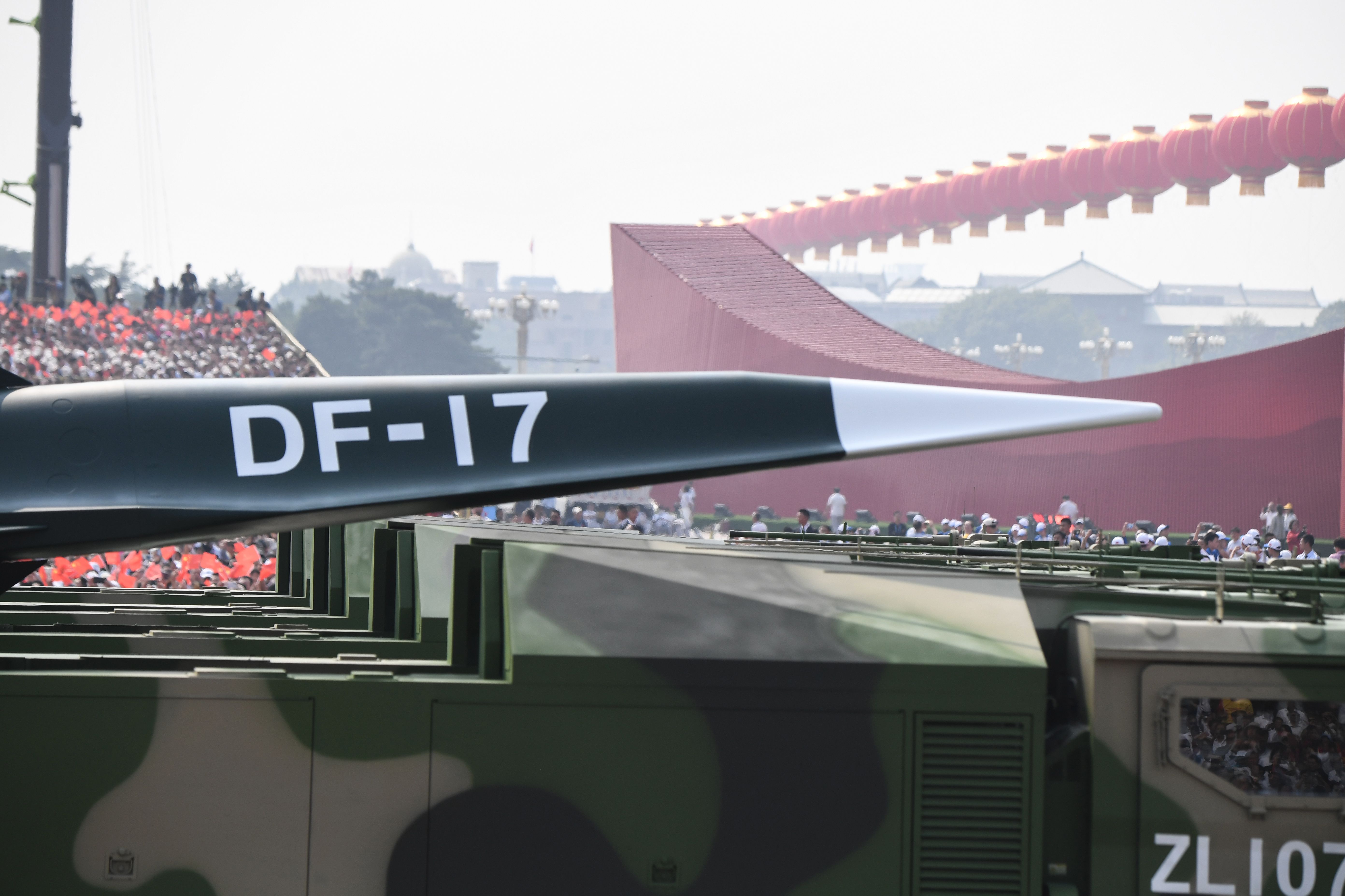 The DF-17 hypersonic glide vehicle presents a challenge for defensive systems due to its speed and maneuverability.