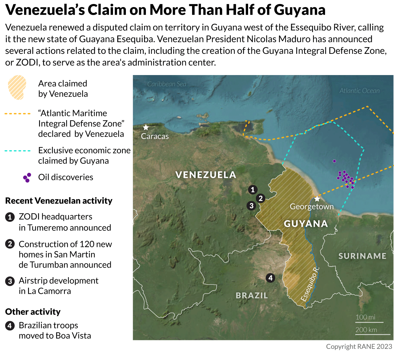Venezuela's Claim on More Than Half of Guyana