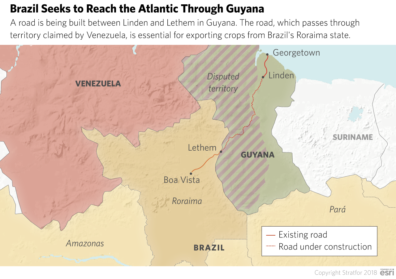 Brazil Seeks to Reach the Atlantic Through Guyana