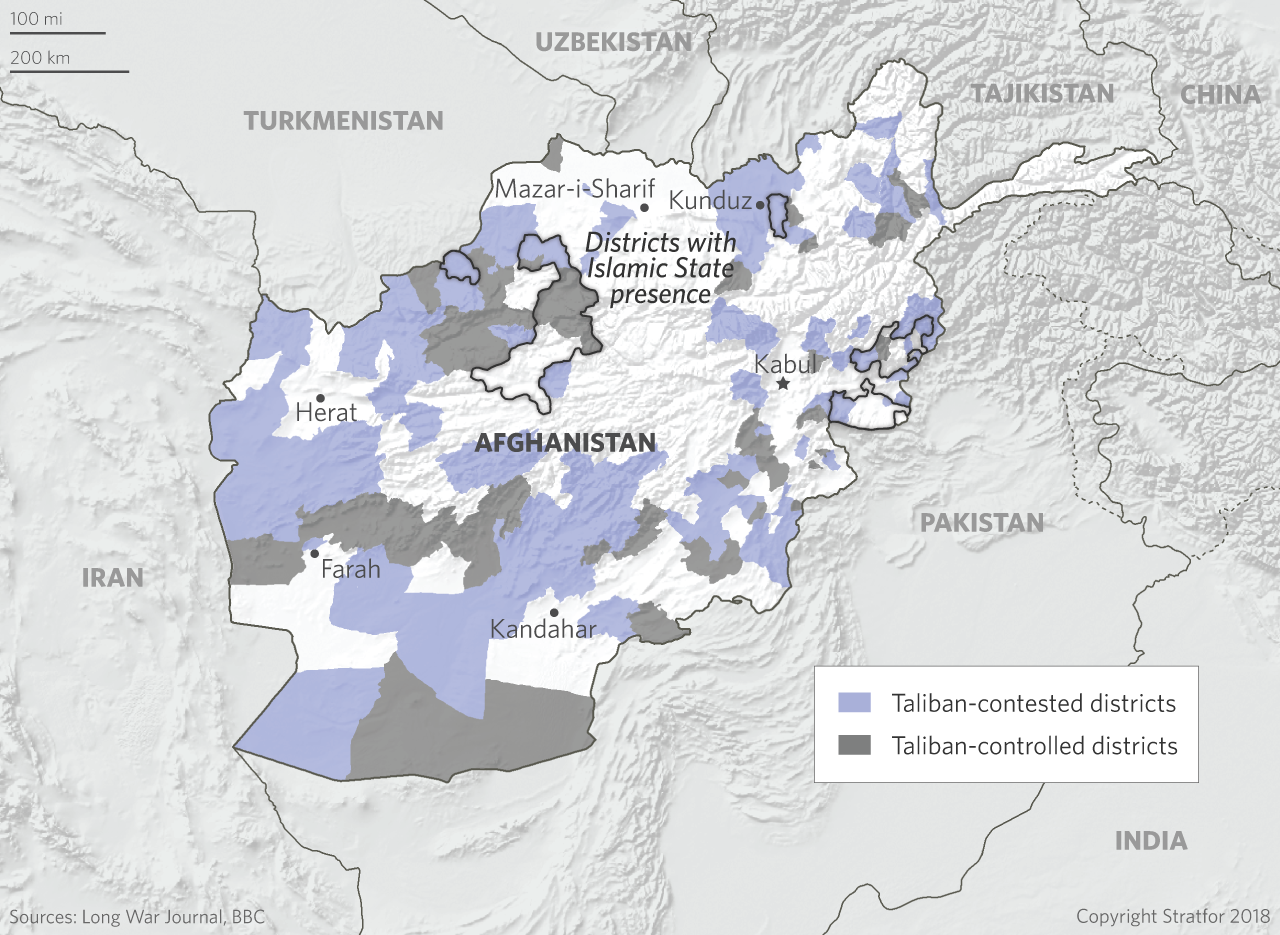 Taliban and Islamic State Presence in Afghanistan
