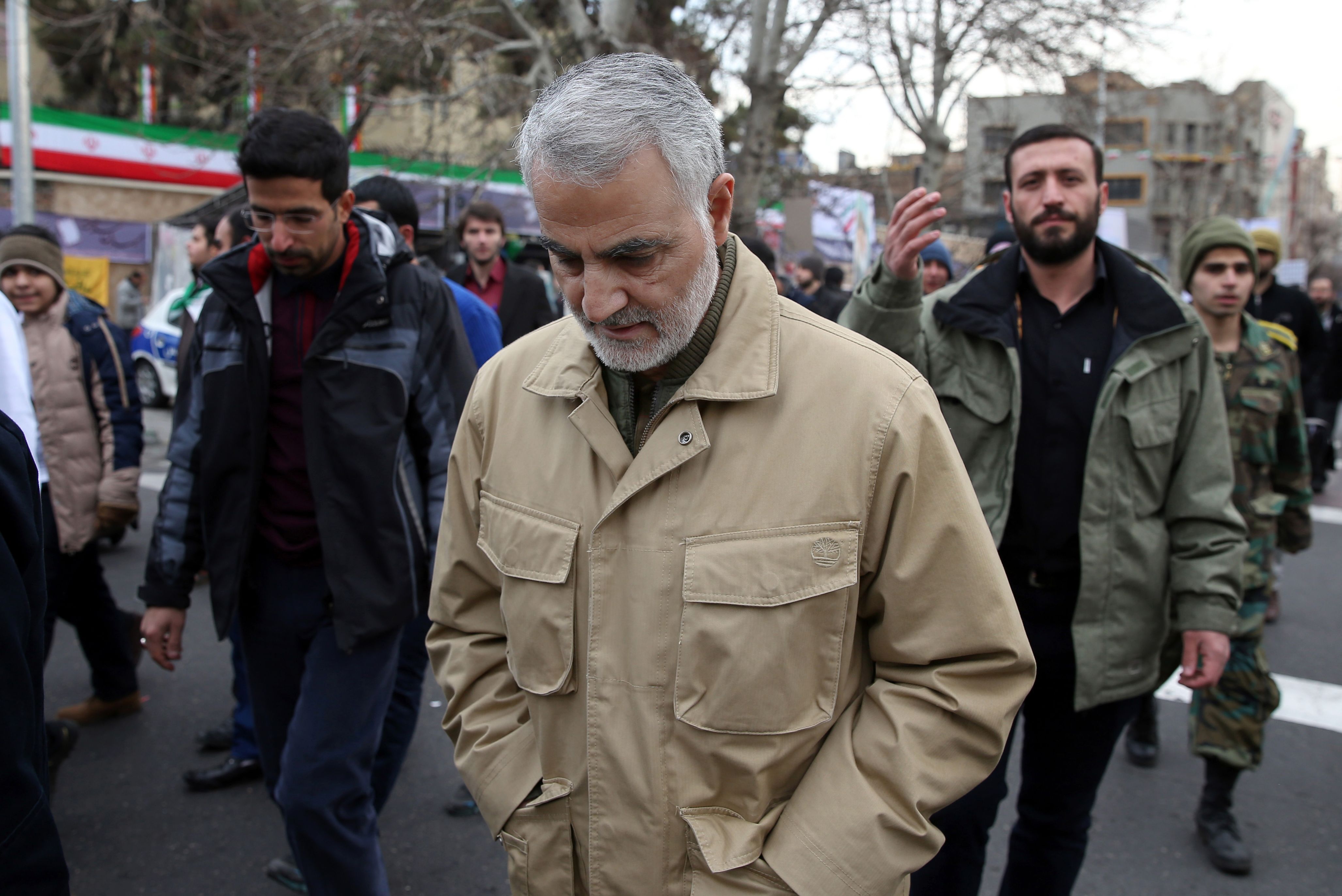 Quds Force commander Gen. Qassem Suleimani attends a celebration marking the 37th anniversary of the Islamic Revolution on Feb. 11, 2016 in Tehran.