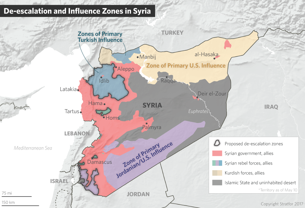 De-escalation and influence zones in Syria