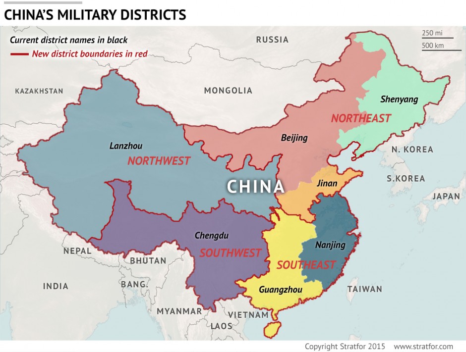 China's Military Districts