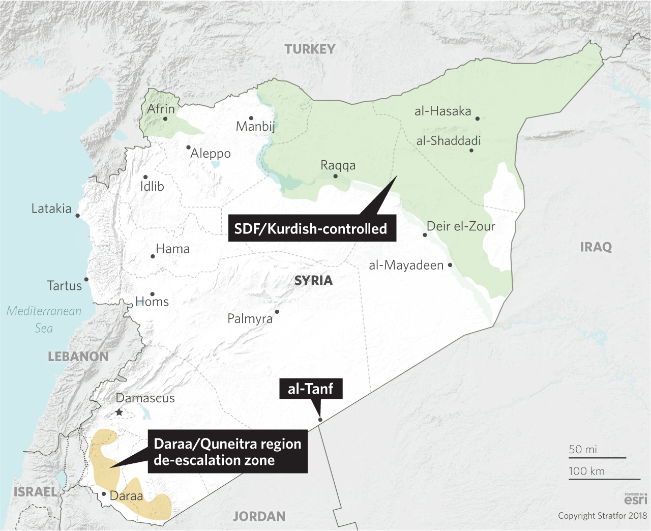 The Syrian civil war