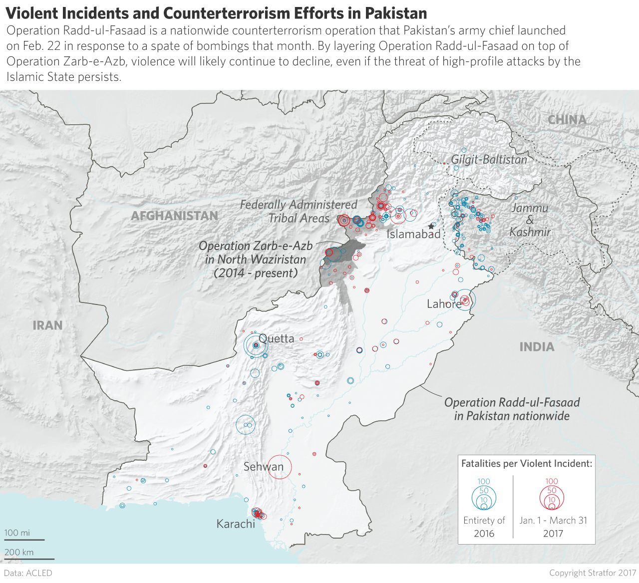 Pakistan militancy map