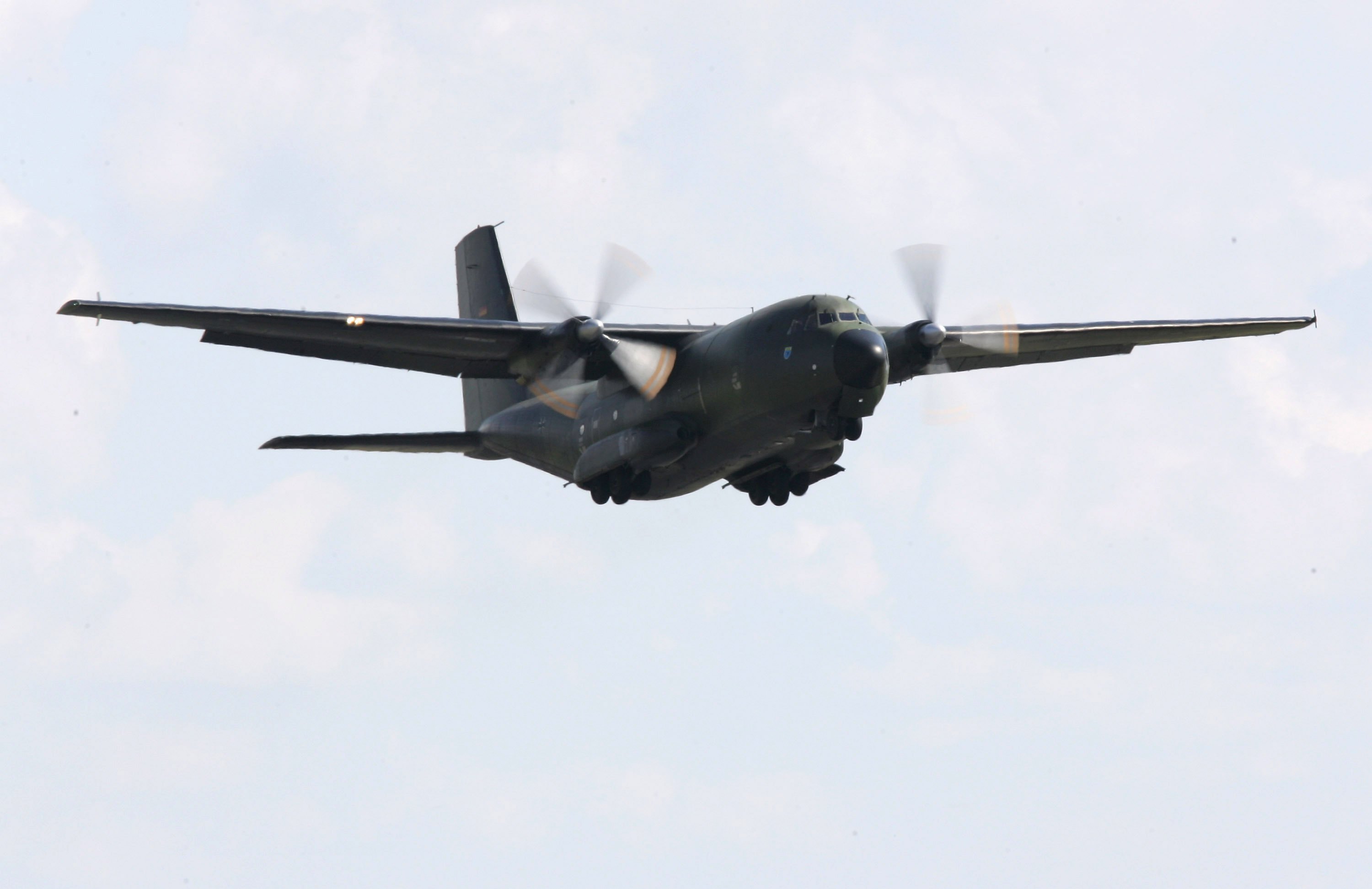 France depended heavily on the additional airlift capability delivered by Transall C-160 aircraft.