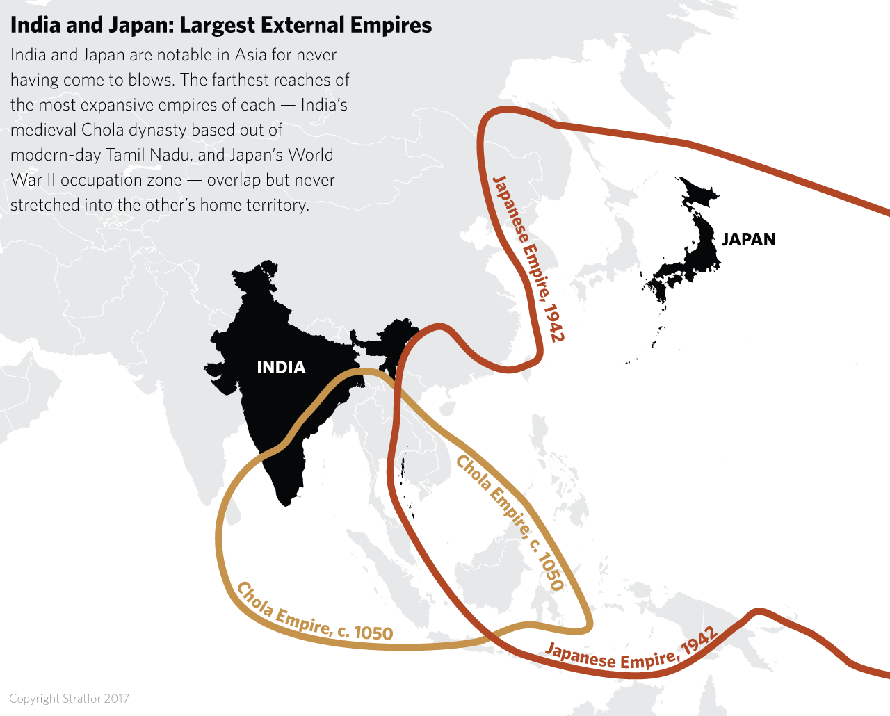 Chola Empire Map, Japanese Empire Map