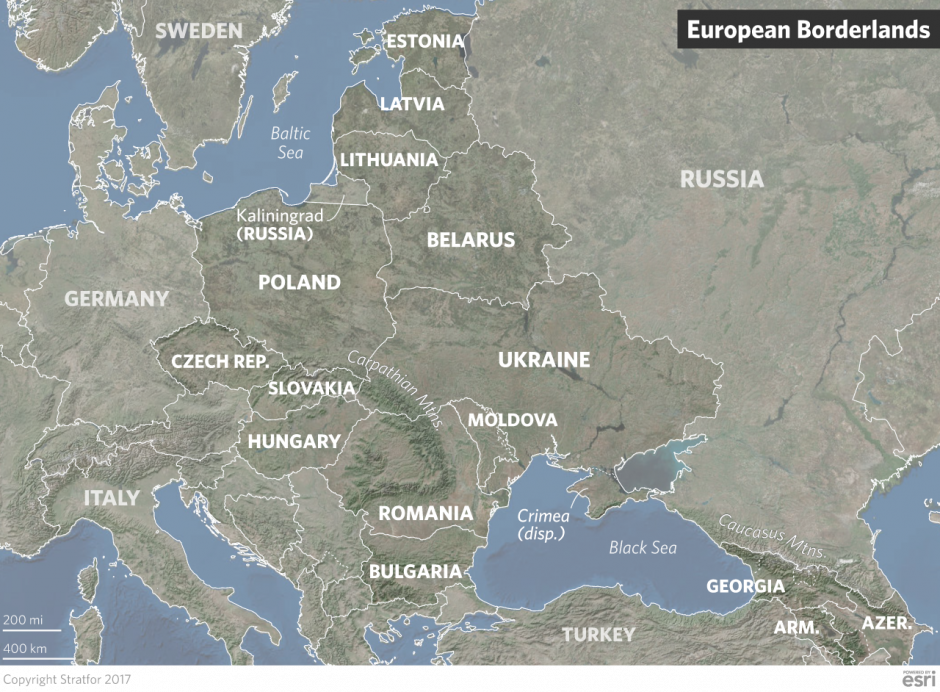 Each of the countries in the borderlands between Russia and Europe -- which include the Baltic states, Poland, the Czech Republic, Slovakia, Hungary, Romania, Bulgaria, Ukraine, Moldova, Belarus and the countries of the Caucasus -- is reacting to the shifting geopolitical circumstances differently.
