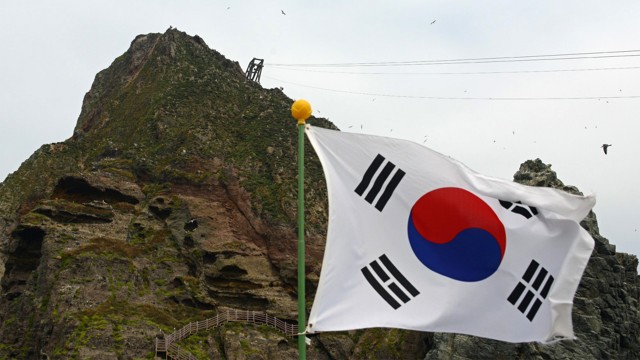 At the moment, South Korea controls Dokdo. But Japan is challenging the legality of that claim. 