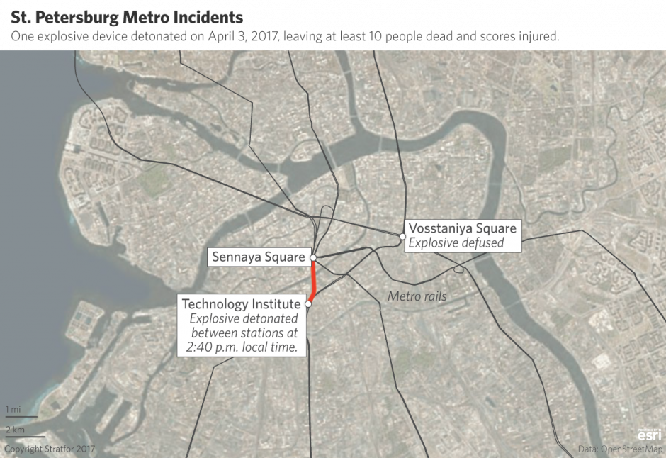 St. Petersburg Metro Incidents