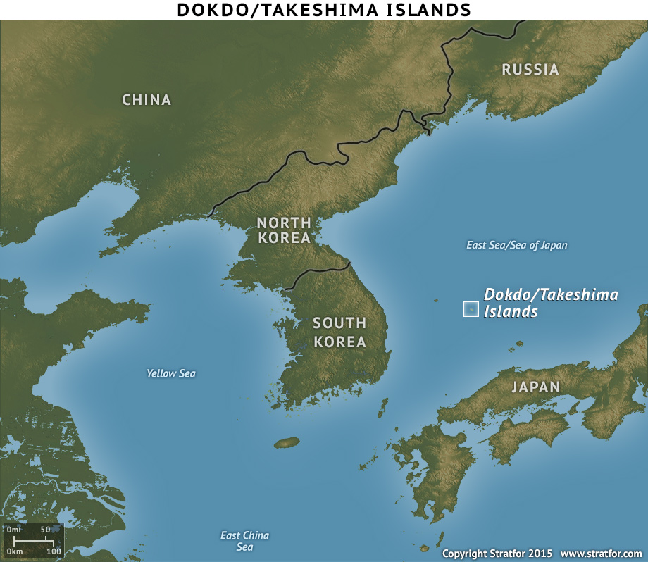 South Korea controls the islets and calls them Dokdo. Japan, however, contests that claim and calls them Takeshima.