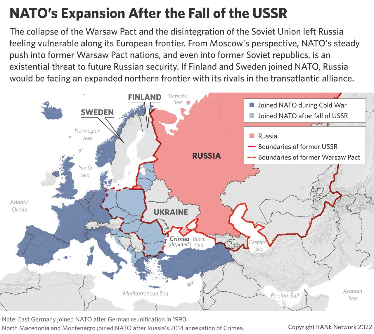 A Map of Nato Expansion