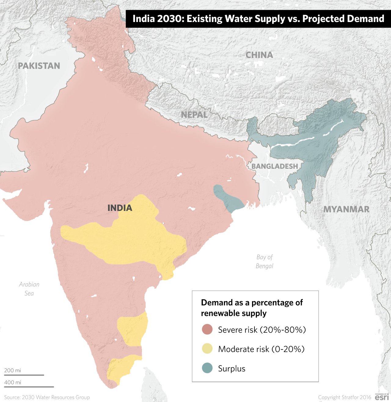 As groundwater levels decline, wells become more expensive to drill and operate, meaning that more farmers will not be able to afford to water their crops. This has already driven many subsistence farmers off the land and into cities. The urban population will increase pressure to supply municipal water and will strain the agricultural sector as India tries to maintain food security.