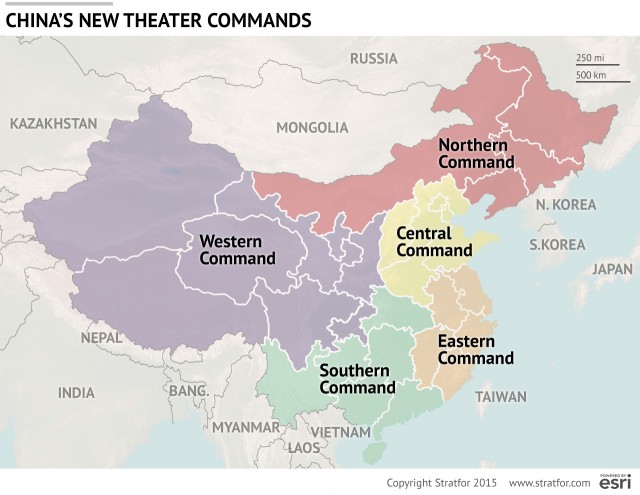 China's New Theater Commands