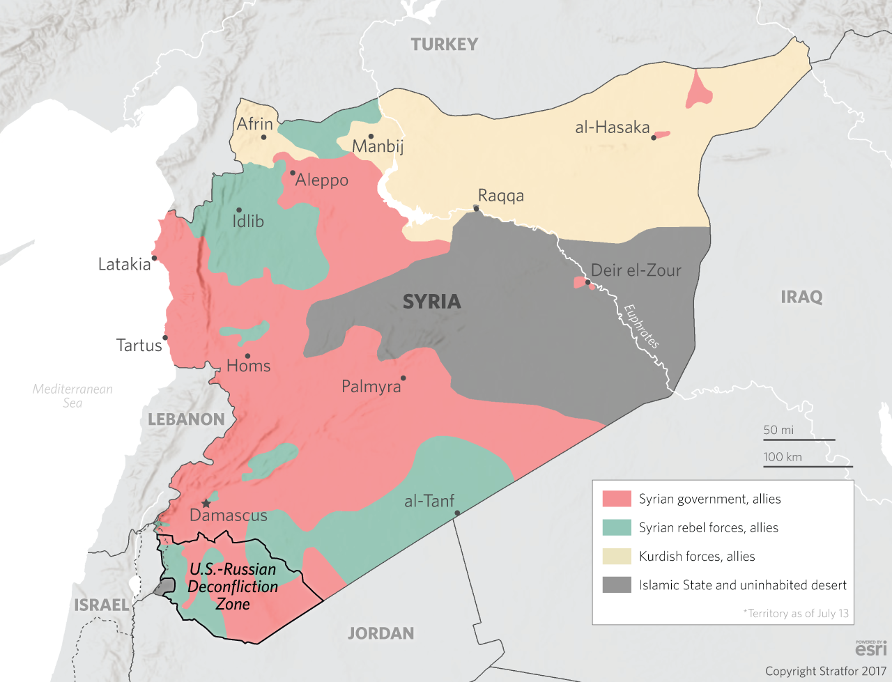 Absent a comprehensive and successful effort to stabilize the fighting, the Islamic State or other extremist groups will continue to benefit from the chaos in the country to rebuild and potentially re-emerge as a powerful force. After all, when its enemies focused on each other in the past, the Islamic State benefited, using the security vacuum to grow and expand its power in the less critical areas of Syria.