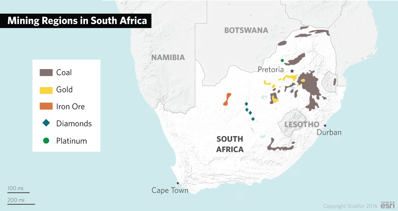 South Africa's mining sector will likely see continued priority in water access because of its importance to the economy, though it will also face the reality of limited water resources.