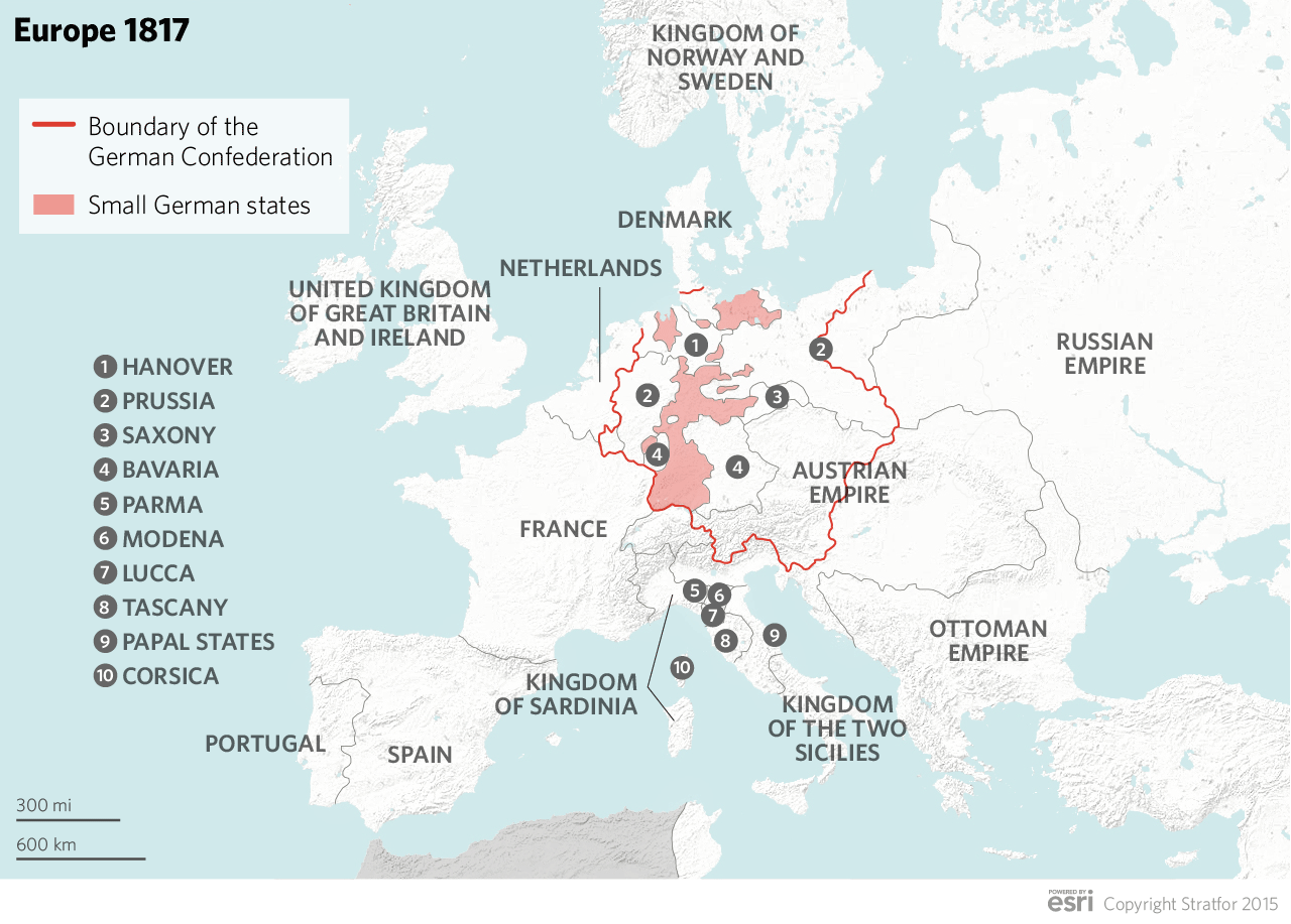 Europe in 1817
