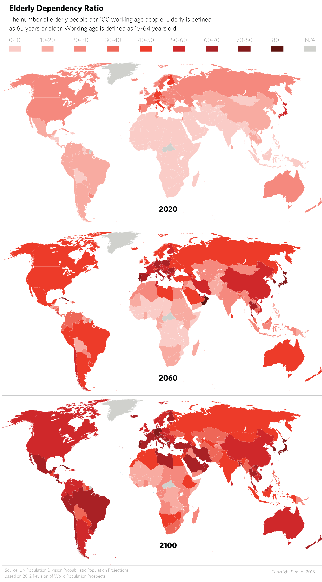 Elderly Dependency Ratio: The number of elderly people per 100 working age people.
