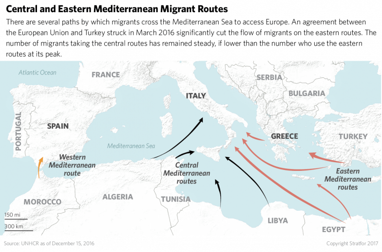 Italian and European authorities continue to pursue ways to prevent migrants from illegally crossing through the central Mediterranean route from Libya to Italy.