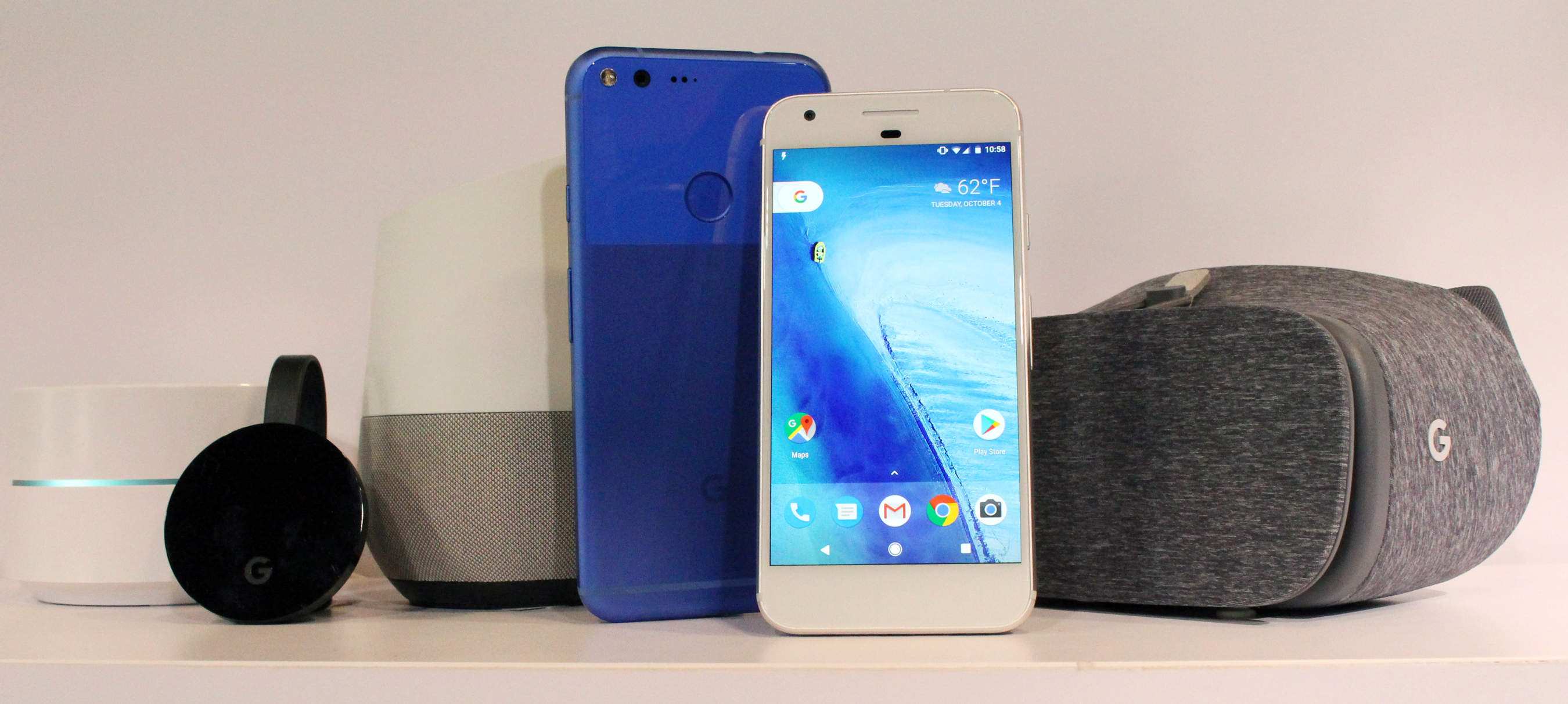 Google's hardware lineup has grown to include devices such as Wifi, Chromecast and Pixel.