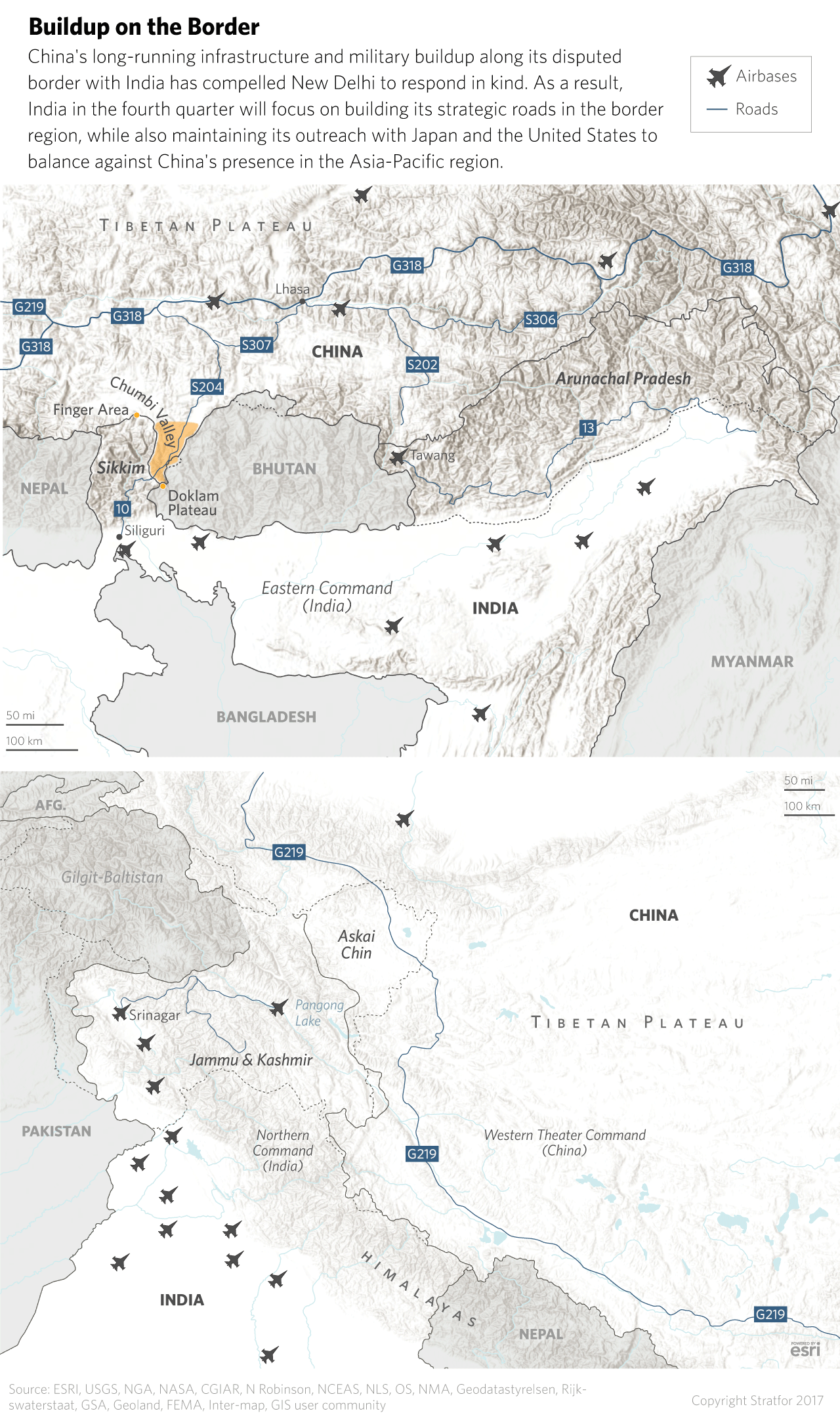 Buildup on the India-China Border