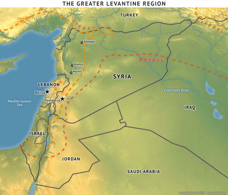 The geography of the Greater Levant