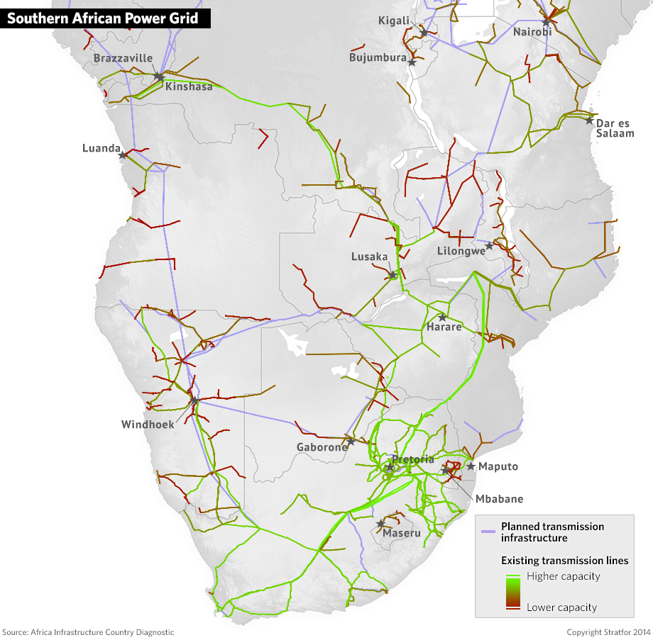 Power generation infrastructure geared to support mining operations was later linked to national power grids, enabling surplus generation to be more efficiently distributed. State support to electricity for industrial development in South Africa also extended to Rhodesia (now known as Zimbabwe) and Zambia.