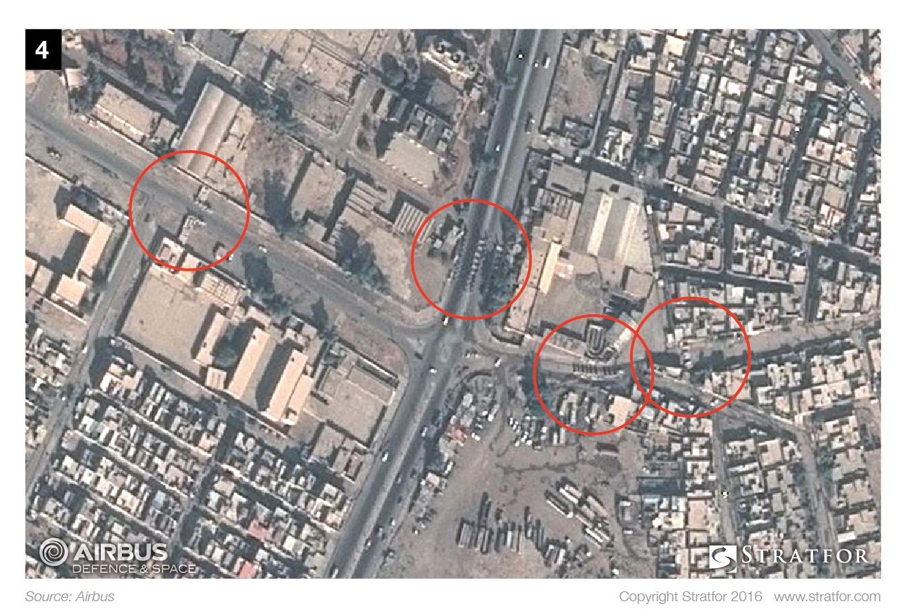 Nevertheless, the jihadists' defensive measures will pose a substantial tactical challenge to the converging forces. Iraqi troops will either have to adjust their course to avoid running into the Islamic State's positions head-on, or accept the risks of crossing open terrain to reach the dug-in jihadist fighters.