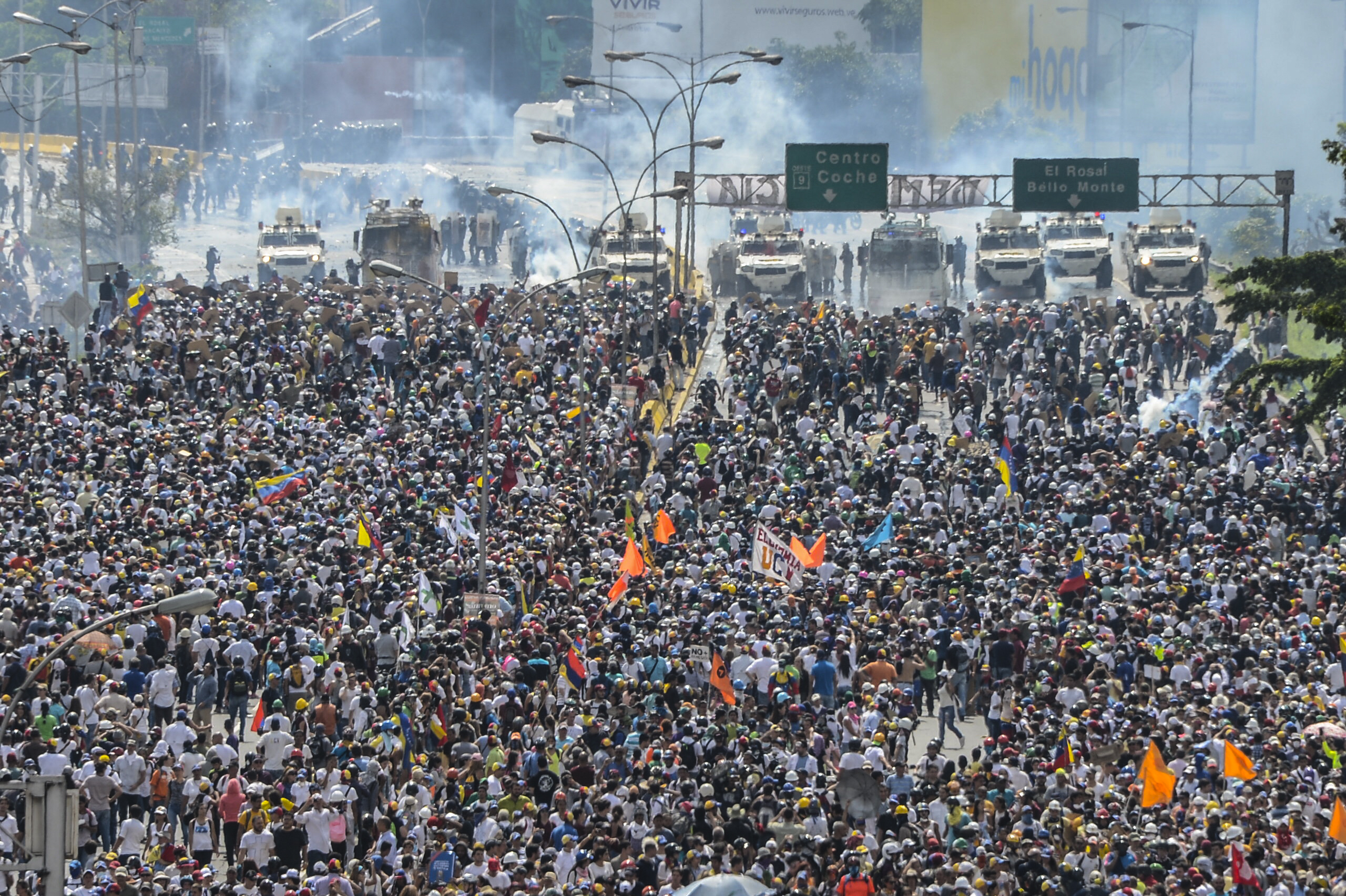 Since the unrest erupted, clashes between protesters and riot cops have left hundreds dead and injured.