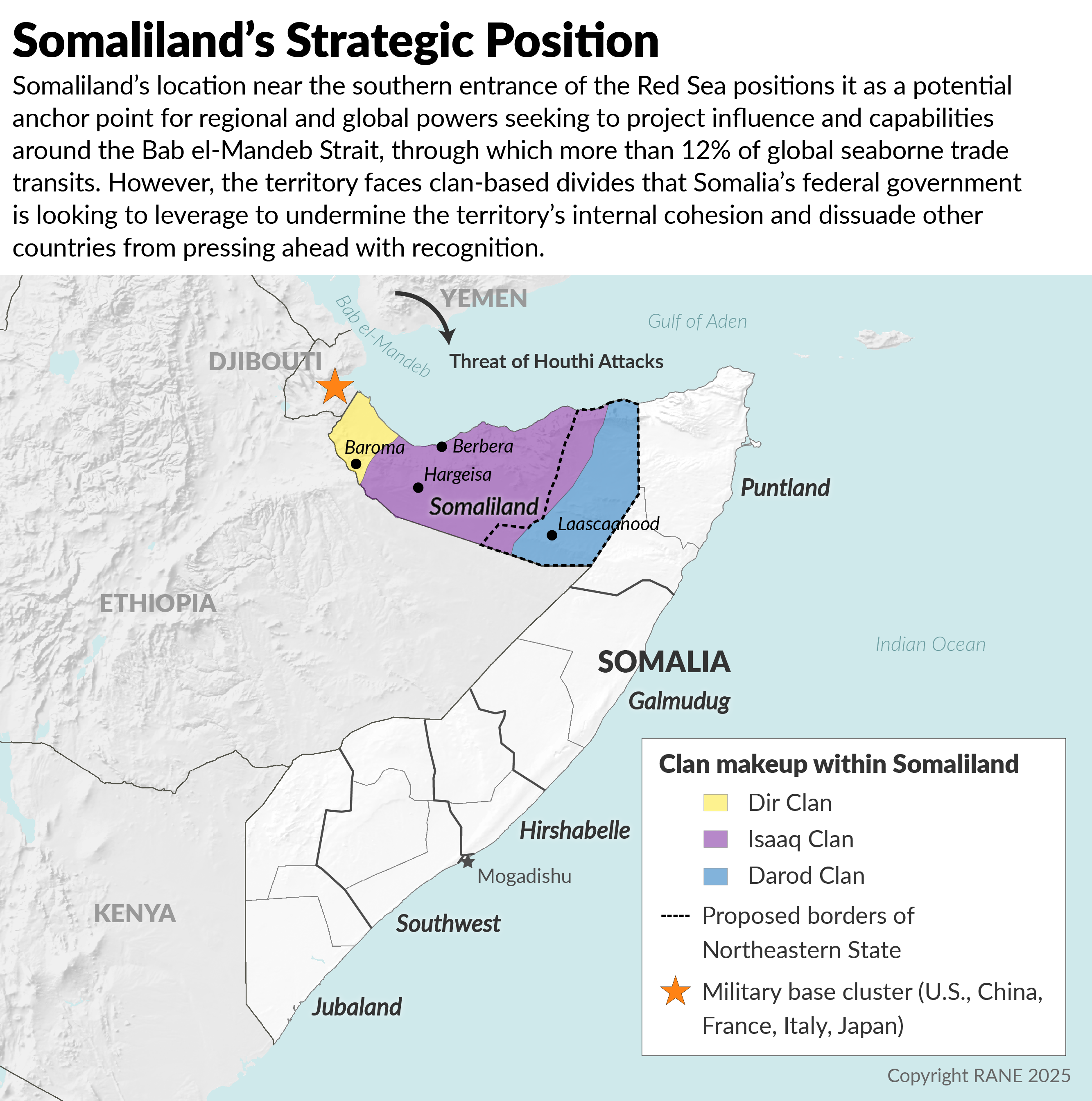 Map of Somaliland