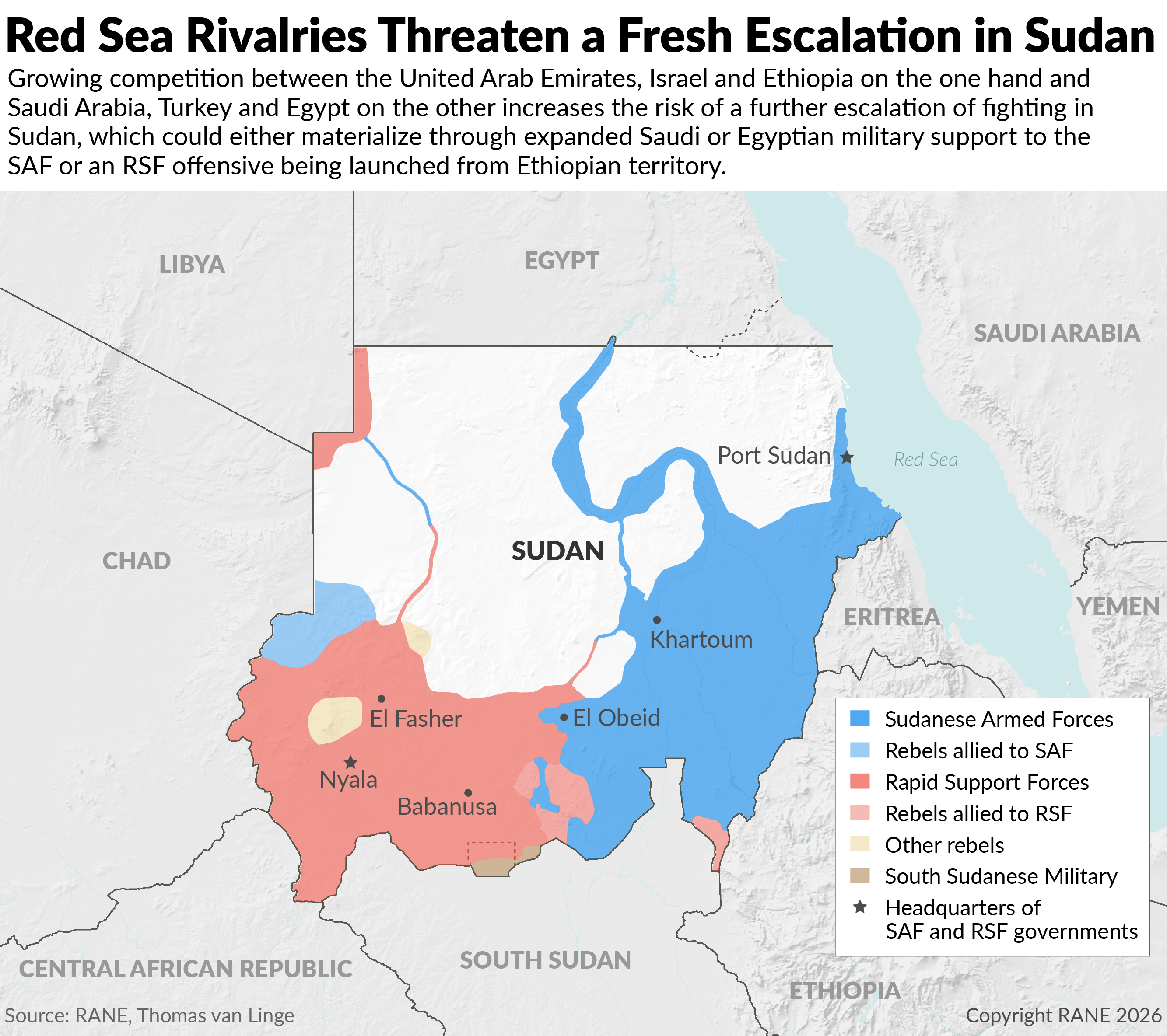 Red Sea rivalries threaten a fresh escalation in Sudan