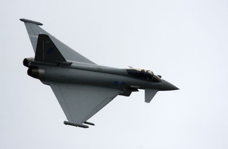 A British Eurofighter Typhoon