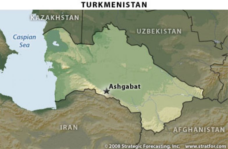 Map of Turkmenistan