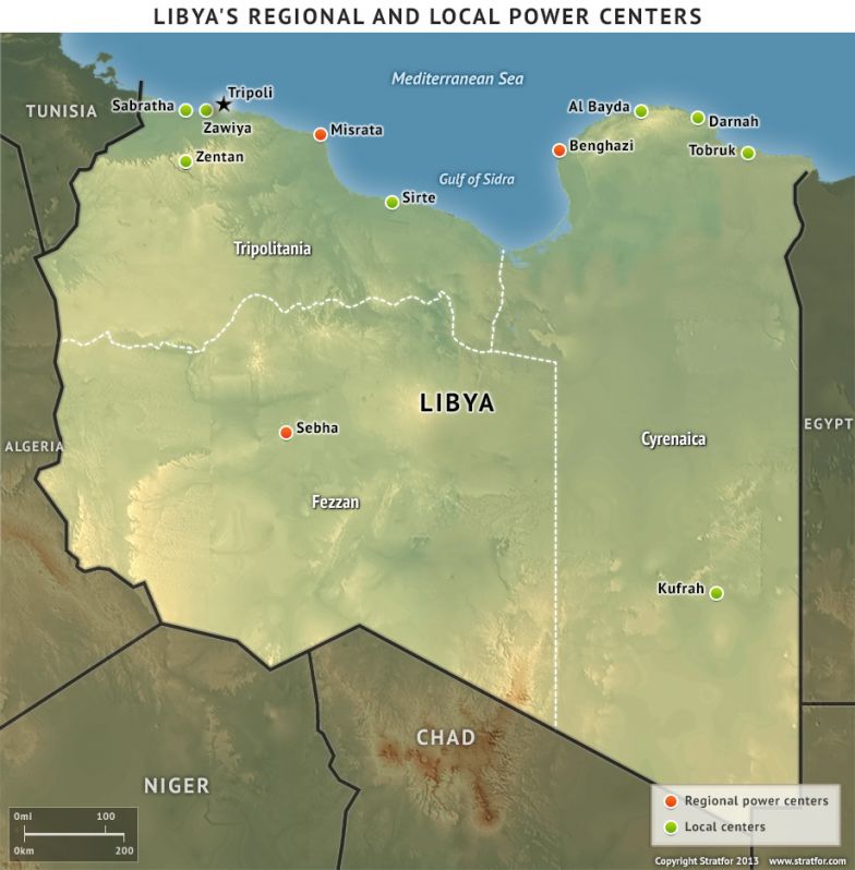 Libya's Regional and Local Power Centers