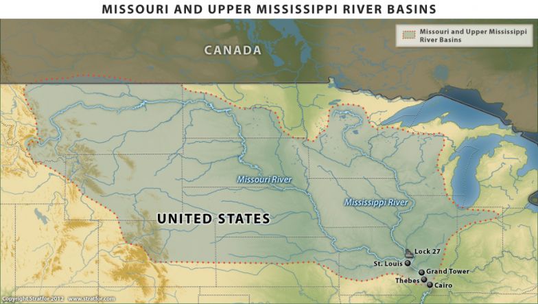 Missouri and Mississippi River Basins