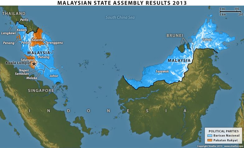 Malaysian State Assembly Results 2013
