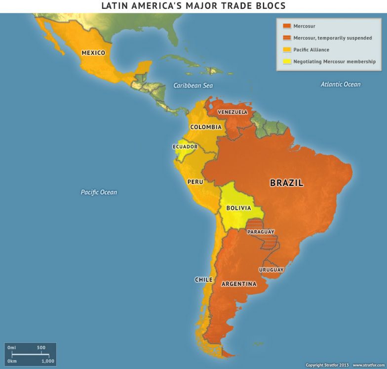 Mercosur and the Pacific Alliance