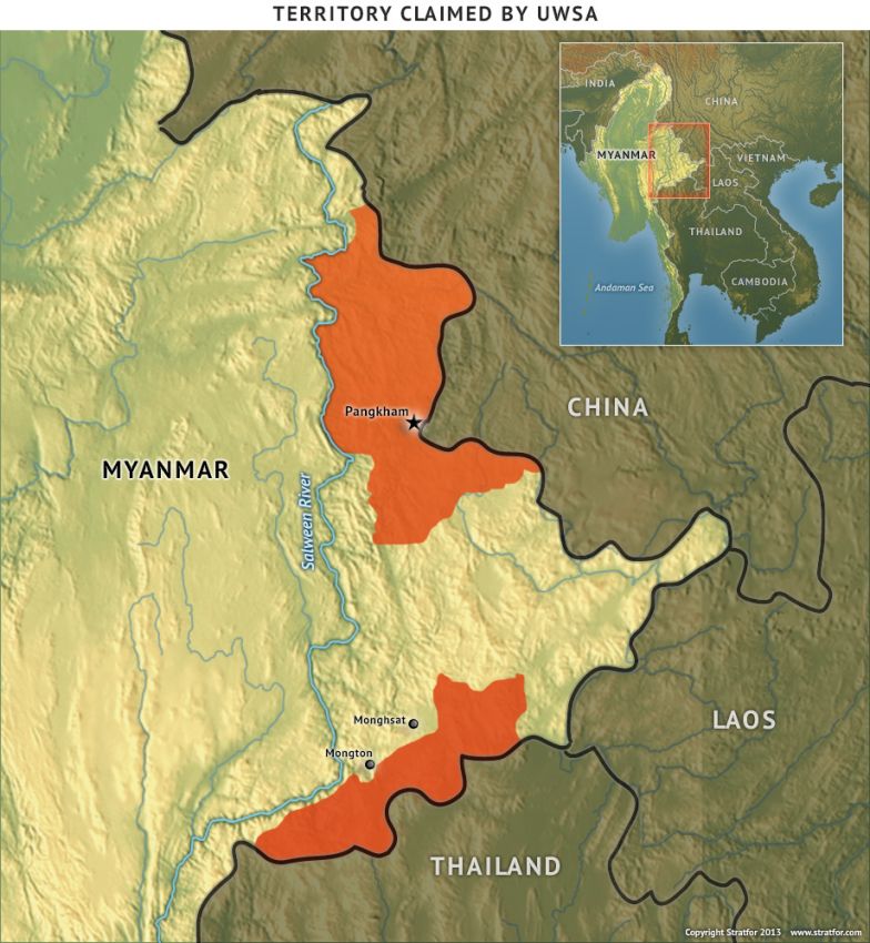 United Wa State Army Territory