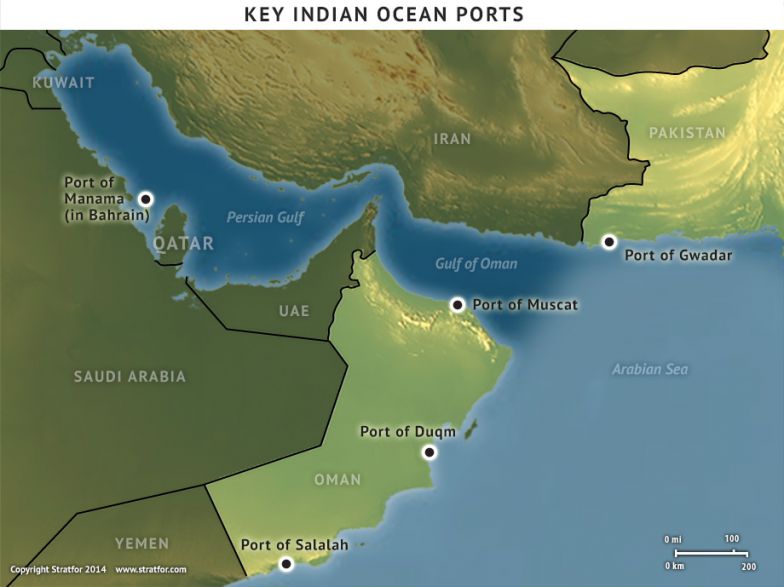 Key Indian Ocean Ports