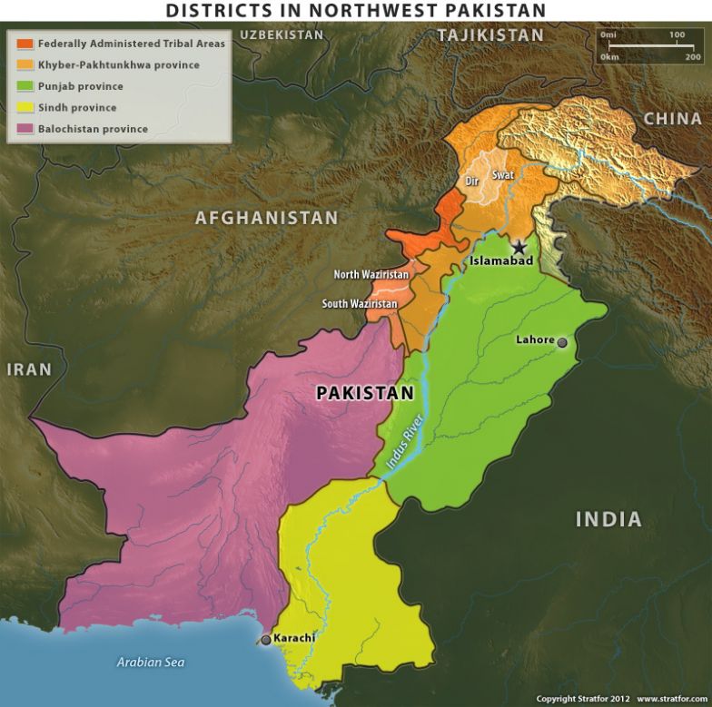 Districts in Northwest Pakistan