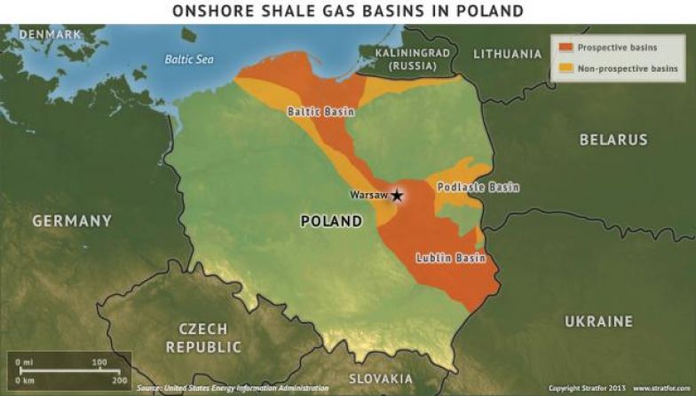 Onshore Shale Gas Basins in Poland