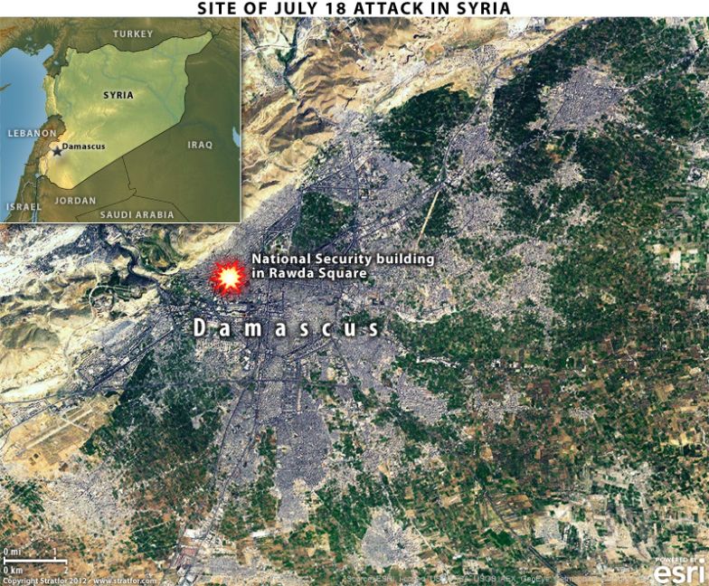 Site of July 18 Attack in Syria