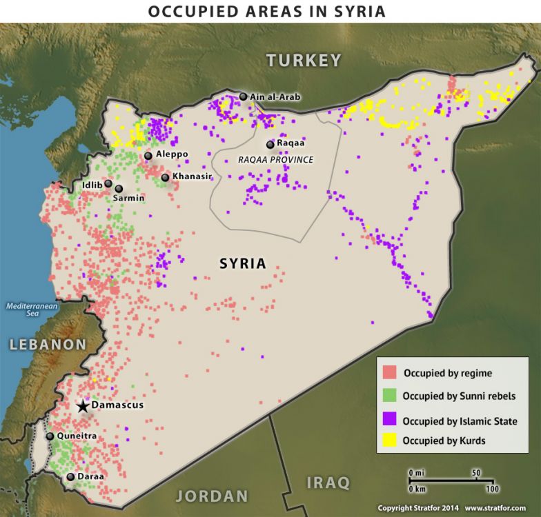 Syria Occupation Map