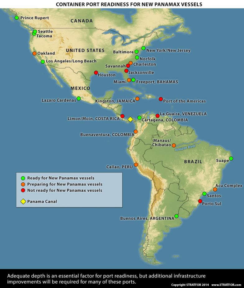 Container Port Readiness for New Panamax Vessels 
